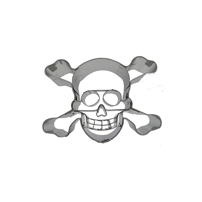 Staedter Cookie Cutter Skull, Stainless Steel, About 6 Cm