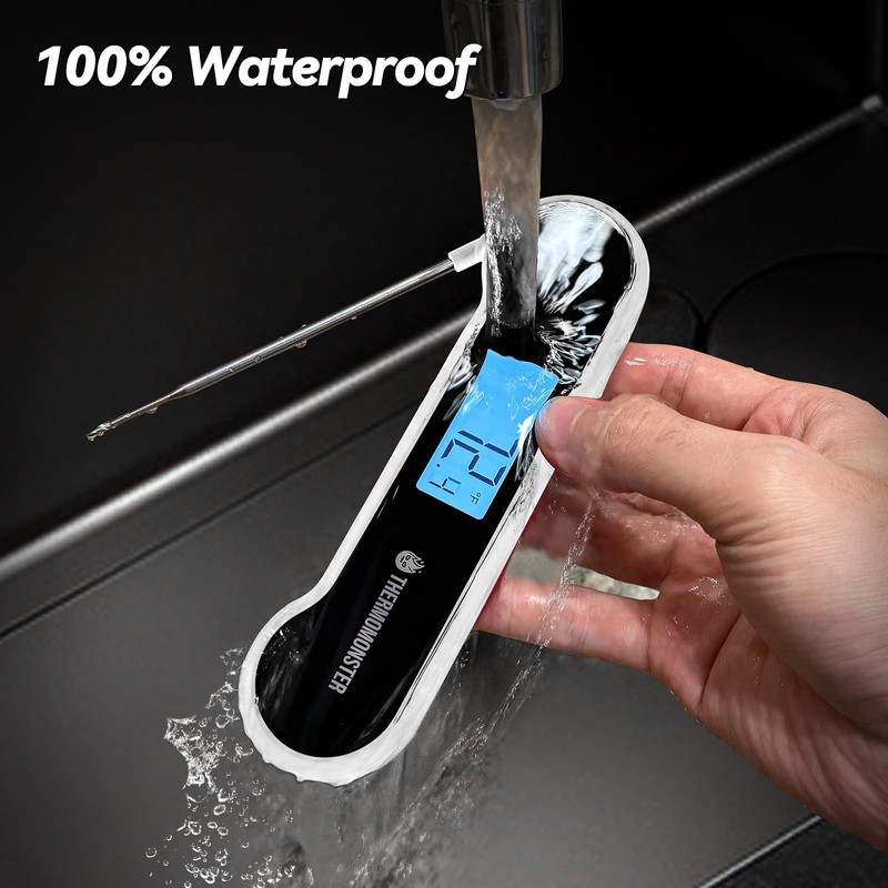 0.5 Sec Instant Read Meat Thermometer Digital with ±0.5℉ Precision,