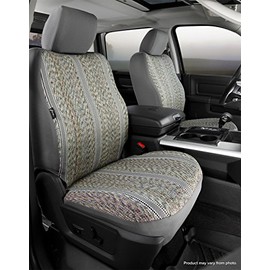 FIA TR49-5 GRAY Custom Fit Front Seat Cover Split Seat 40/20/40 - Saddle Blanket, (Gray)