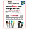 Pentel 509HB Super Hi-Polymer Lead Refills, 0.9mm, HB, Black (Pack