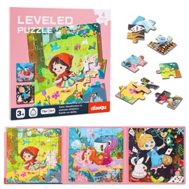 Magnetic Puzzles For 3 Year Olds,Fairy Tale Toddler Puzzles For Kids Age 4 5,Educational Travel Toys For Toddlers On Plane Car Ride,Magnet Puzzle Book,Jigsaw Games For Road Trip, Kids Birthday Gifts