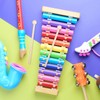 2Pcs Wood Xylophone Mallets, 7.5 Inch Percussion Sticks for Xylophone