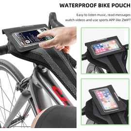 ROCKBROS Sweat Catcher for Roller Trainer Bicycle Roller Trainer Accessories Anti-Sweat Absorbent Breathable Quick Drying for Mountain Bike, Road Bike
