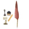 Quill Pen Set Feather Writing Drawing Dip Pen Students Teacher