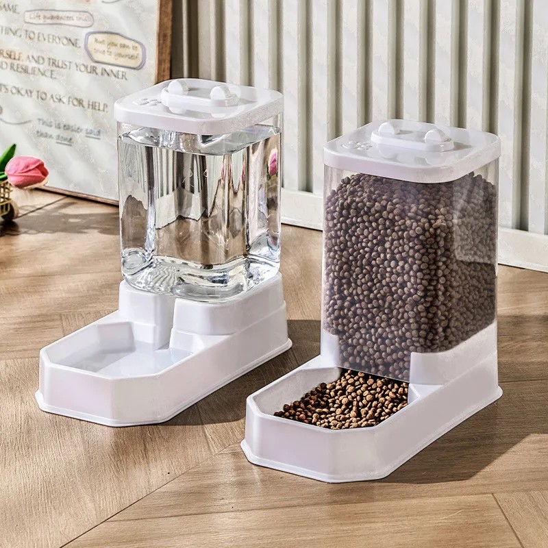 4L Gravity Pet Feeder & Waterer Set for Cats &