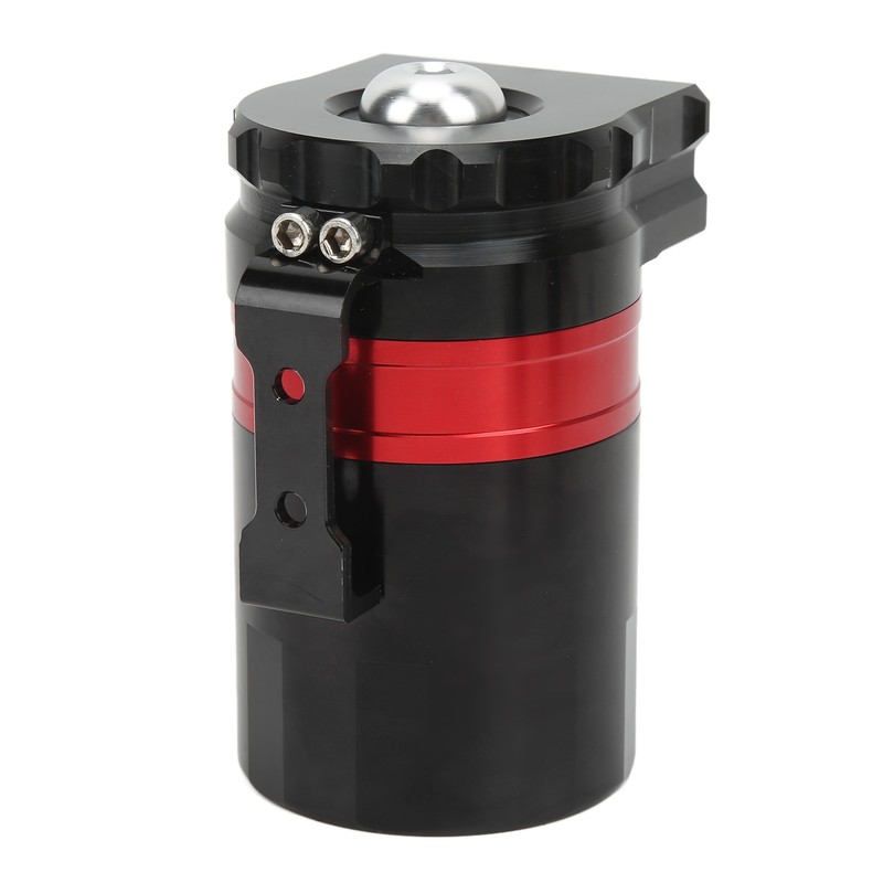 Car Oil Catch Can Internal Baffle Dual Chamber Filter Aluminium