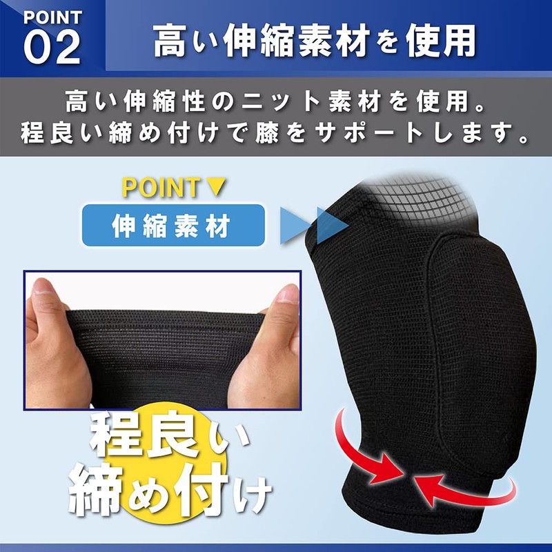 sapolus Knee Pads for Work, Knee Supporter, Sports, Baseball, Bike,