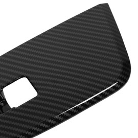 6 Pieces Door Window Control Panel Door Lock Switch Trim Trim Carbon Fiber Style Glass Lift Button Decoration Sticker Replacement for Sportage HEV NQ5