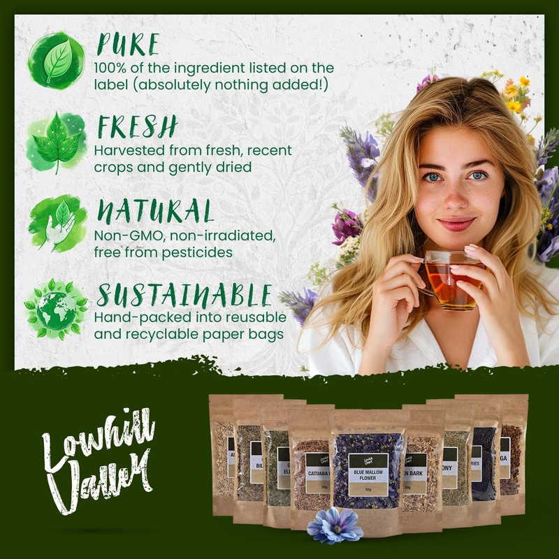 Lowhill Valley Lemon Balm Leaf - Melissa officinalis for Natural