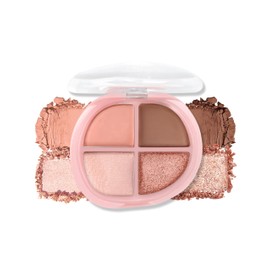 Erindeアイシャドウ、アイシャドウパレット、#03ローズピンクブラウン、人気アイメイク、ギフト 防水高発色高密着、メイクパレット、日常の自然な色合い、長持ち、色落ちにくい