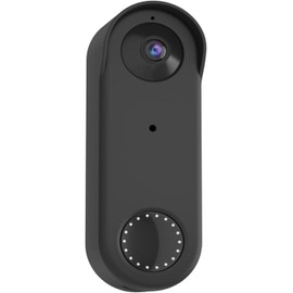 Arlocam Doorbell AVD2001-100NAS Protective Cover Case, Doorbell Silicone Cover Compatible with Arlocam AVD2001-100NAS Video Doorbell,Full Protection for Arlocam Video Doorbell AVD2001-100NAS, Black