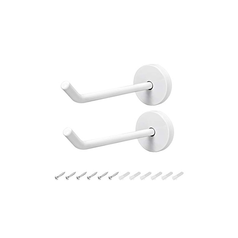 uxcell 2Pcs Wall Mounted Hook Robe Hooks Single Towel Hanger