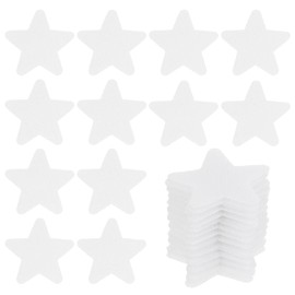 PATIKIL 1.57" Carpet Spot Markers, 65Pcs Star Floor Dots Markers Carpet Spots for Teacher Classroom Decoration Elementary Preschool Supplies, White