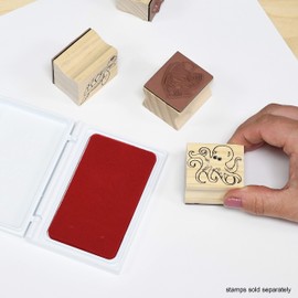 READY 2 LEARN Scented Stamp Pad | Strawberry | Red | Non-Toxic | Fade Resistant | Fun Art Supplies for Kids