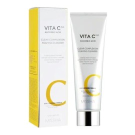 Missha Vita C Plus Limpiador Facial Espumoso 120ml Tez Clara