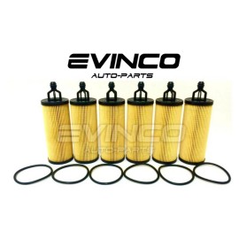 Mopar Oil Filter MO-349 6 Pcs Chrysler Jeep Dodge RAM 3.2L 3.6L V6 Pentastar
