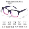 JiSoo Oversized Reading Glasses for Women 1.25, Stylish Designer Readers