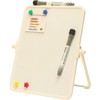 Double-Sided Magnetic Whiteboard - 17×21.3cm (6.7×8.4in) with Stand | Includes