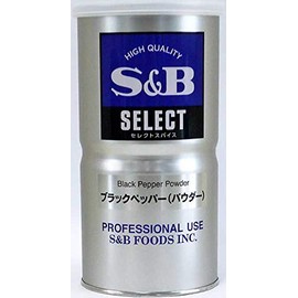 Sb Foods Select Spice, L Can, Black Pepper (Powder), 13.1 oz (370 g)
