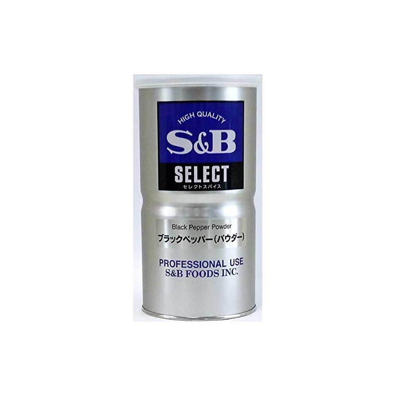 Sb Foods Select Spice, L Can, Black Pepper (Powder), 13.1