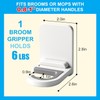 3pack Mop and Broom Holder Wall Mount Self Adhesive -