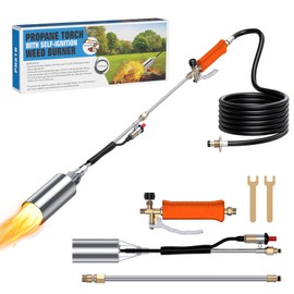 Propane Torch Weed Burner, Weed Torch for Outside with 11.5FT Hose, Blow Torch with Self Igniter and Turbo Trigger, Flame Thrower for Weeding, Roof Asphalt, Melting Snow