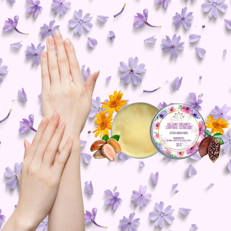 Bálsamo Ozonizado Manteca De Karité Vitamina E Y Cacao 20g