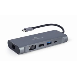 Gembird A-CM-COMBO7-01 Interface hub USB 3.2 Gen 1 (3.1 Gen 1) Type-A 625 Mbit/s Grey