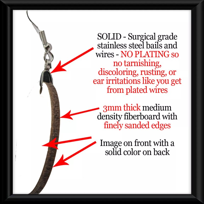 the fun things Just A Girl Who Loves Fall Earrings