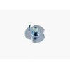 25 Pack 6-32 T-Nuts 1/4" Barrel Zinc Plate 3/16" Hole