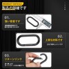Carabiner, Multi-functional Carabiner, Aluminum Alloy, O-Ring, Black, Mini Carabiner, D-Shaped
