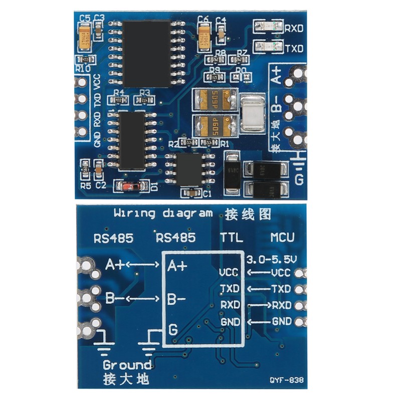 TTL to RS485 Module with Isolated MCU Serial Port UART