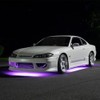 LEDGlow 4pc Purple Flexible Car Slimline LED Underbody Underglow Accent