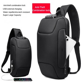 Shockproof Protective Crossbody Shoulder Chest Backpack Travel Home Storage Bag Carrying Case Compatible with Onexplayer X1/X1 Mini (Black)
