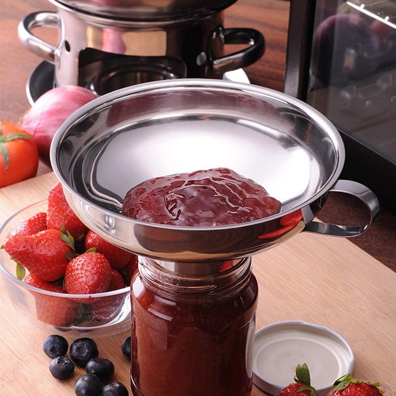 Canning Funnel Wide Mouth Canning Funnel with Handle for Wide