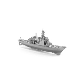Metal Zone Burke Class Destroyer 3D Metal Puzzle Model Kit Destroyer Warship 3D Metal Puzzle for Adults, 14.2 x 4.6 x 1.7 cm