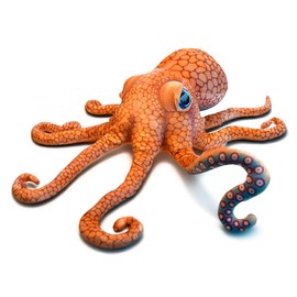 mikamax Giant Octopus Cuddly Toy - 150 cm Plush Toy - Soft & Realistic Stuffed Toy - Weighted Sea Animal for Children - Funny Gift Idea