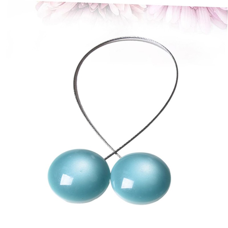 CORHAD Opal Button Magnetic Curtain Tiebacks Steel Rope Holdbacks Magnets