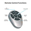 Comfort Zone 1,500W Ceramic Tower Space Heater with Remote, Backlit