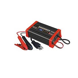 VMAXTANKS BC8S1210A 12V 10A 8 Stage Automatic Smart Battery Charger Maintainer Tender with Battery Reconditioning Compatible with 12 Volt AGM SLA Gel FLA Batteries