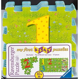 Ravensburger Children's Puzzle - 03008 First Counting and Farm Animals - Foam Puzzle for Children from 10 Months, with 17 Pieces