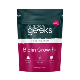 Nutrition Geeks Biotin Hair Growth Supplement - 180 Tablets
