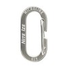 Nite IZE MicroLink Mosquetón, Mini llaveros de Acero Inoxidable para
