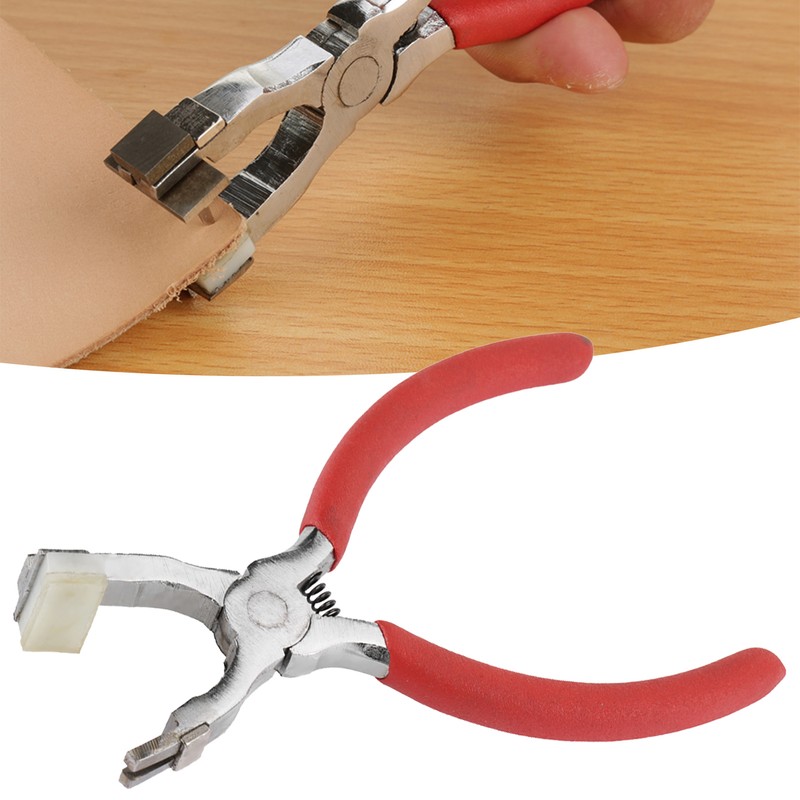 4mm Silent Leather Hole Punch Stitching Hand Pliers Leather Craft