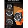 findtime Solar Powered Watches for Men 5ATM Waterproof Diving LED