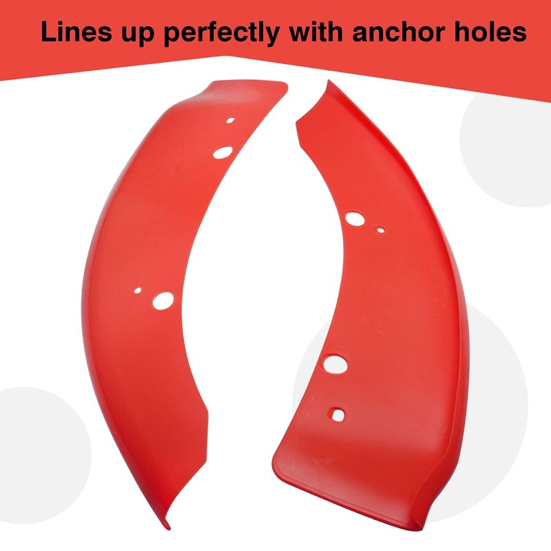 HTRACING Front Bumper Lip Splitter Protector Compatible with Charger SRT