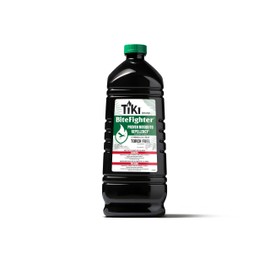 TIKI BiteFighter Mosquito Repellent Torch Fuel – 3/4 Gallon (100 oz.), Citronella & Cedar Formula for Mosquito Repellency, Easy Pour Bottle, Use with Torches & Table Torches, Outdoor & Backyard Use