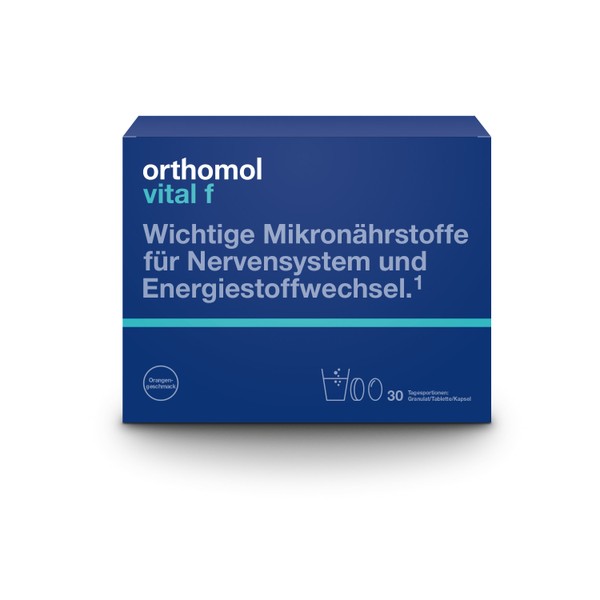 orthomol vital f Granulat/Tabletten/Kapseln Orange , 30 pcs. Portions