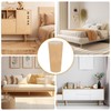 GOMETY Pack of 4 Wooden Furniture Feets, 10 cm Solid