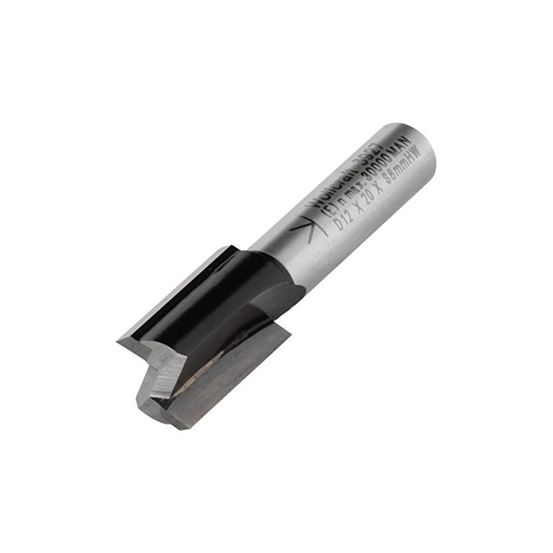 Wolfcraft 3927000 HM-Cutter 8 mm Shaft Ø 12 x 20